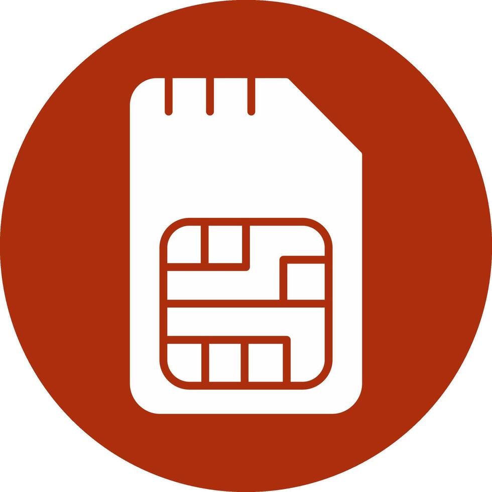 Sim Card Vector Icon