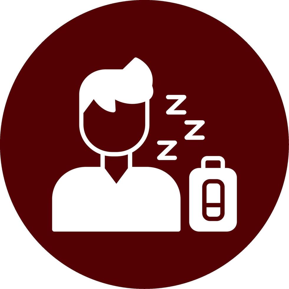 Tired Vector Icon