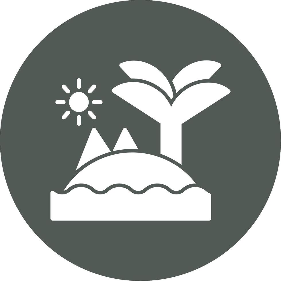 Island Vector Icon