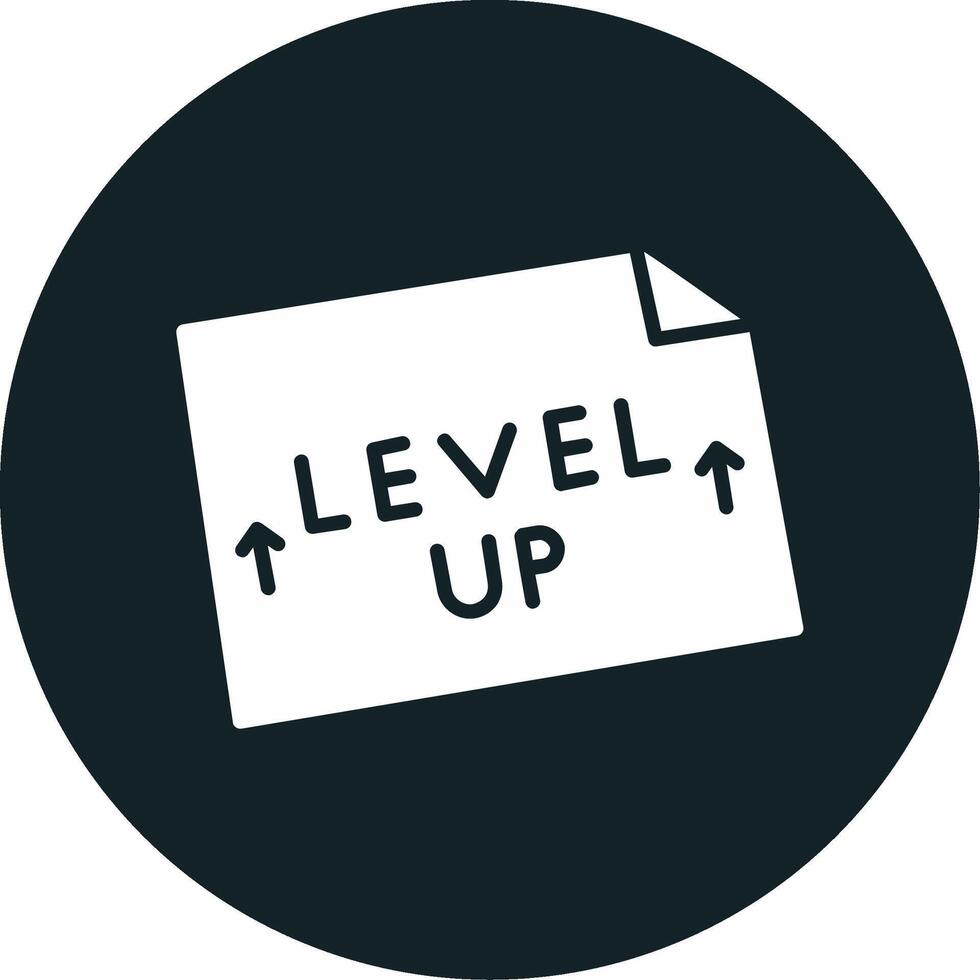 Level Up Vector Icon