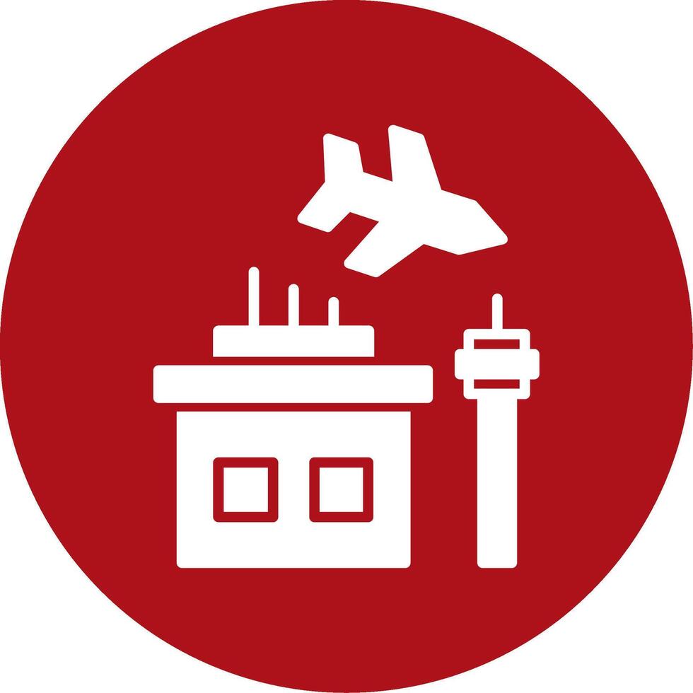 icono de vector de aeropuerto