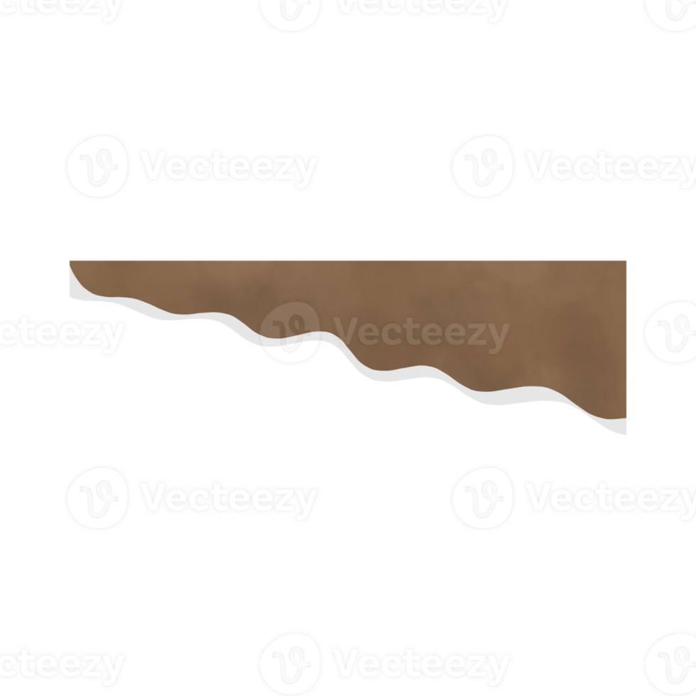 Brown Torn Paper png
