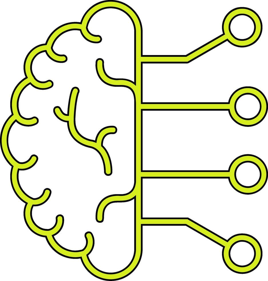 Artificial Intelligence Vector Icon