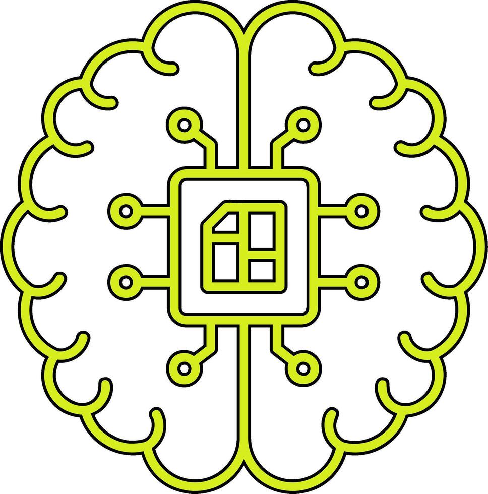 Artificial Intelligence Vector Icon