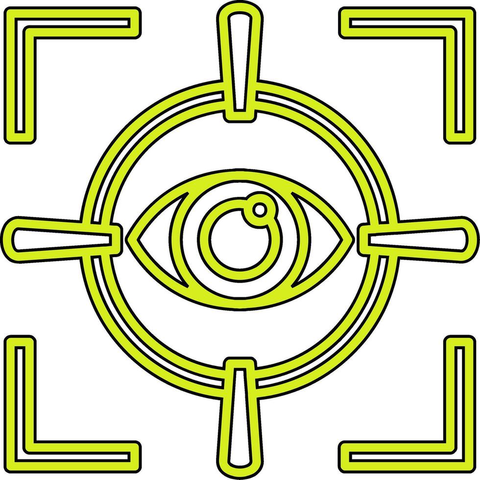 Eye Scan Vector Icon