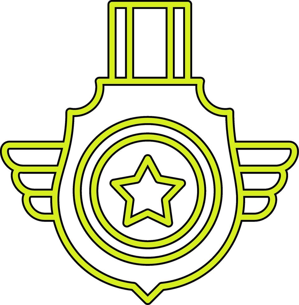 insignias vector icono