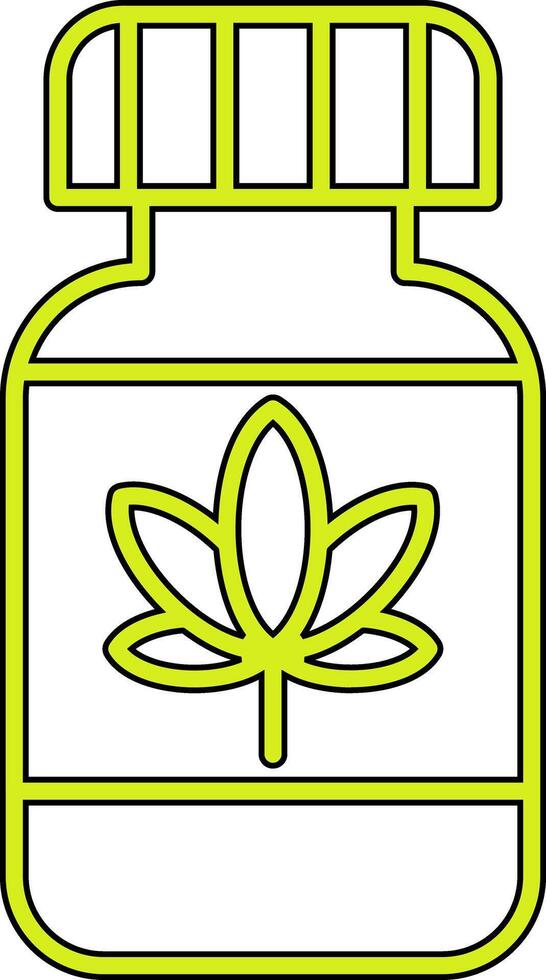Cannabis oil Vector Icon