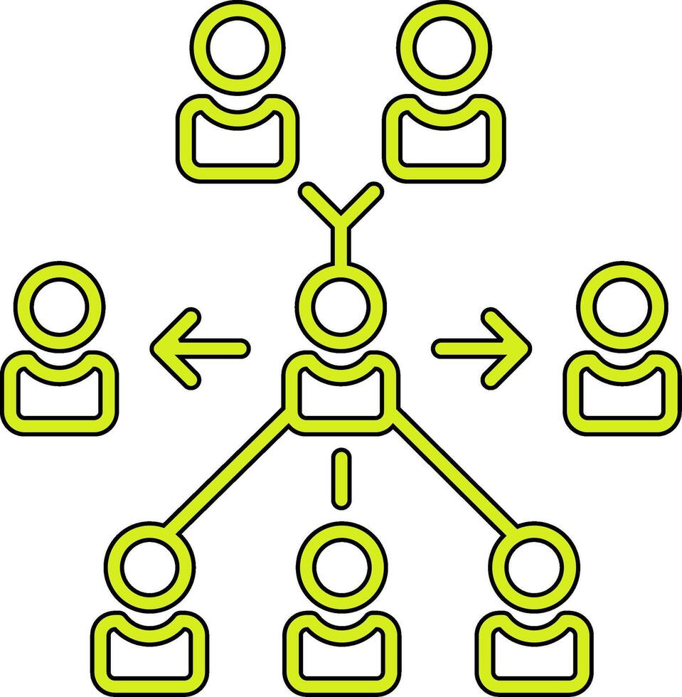 Hierarchy Vector Icon