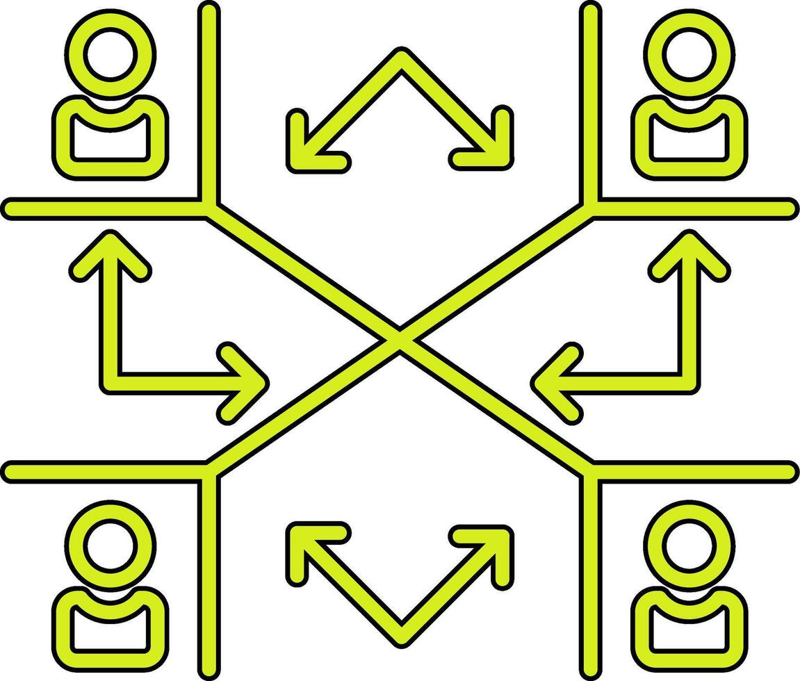 Hierarchy Vector Icon