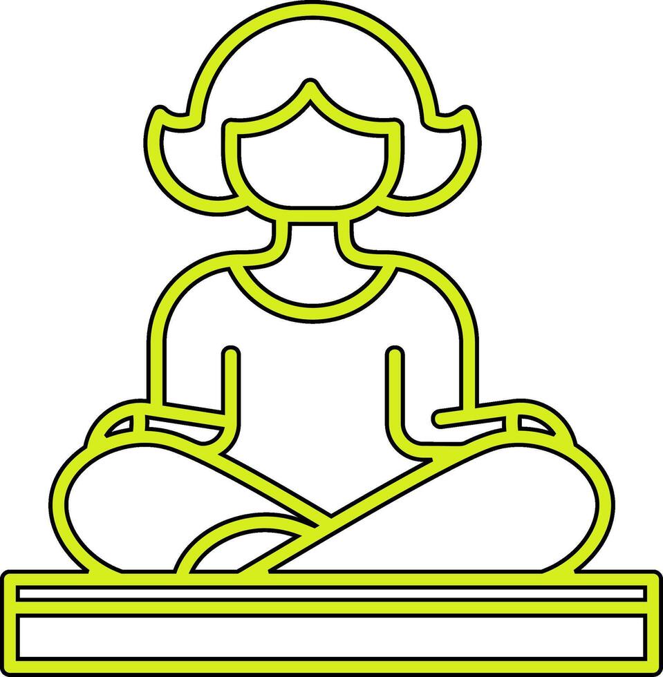 Yoga Vector Icon