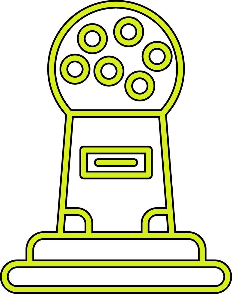 Gum Machine Vector Icon