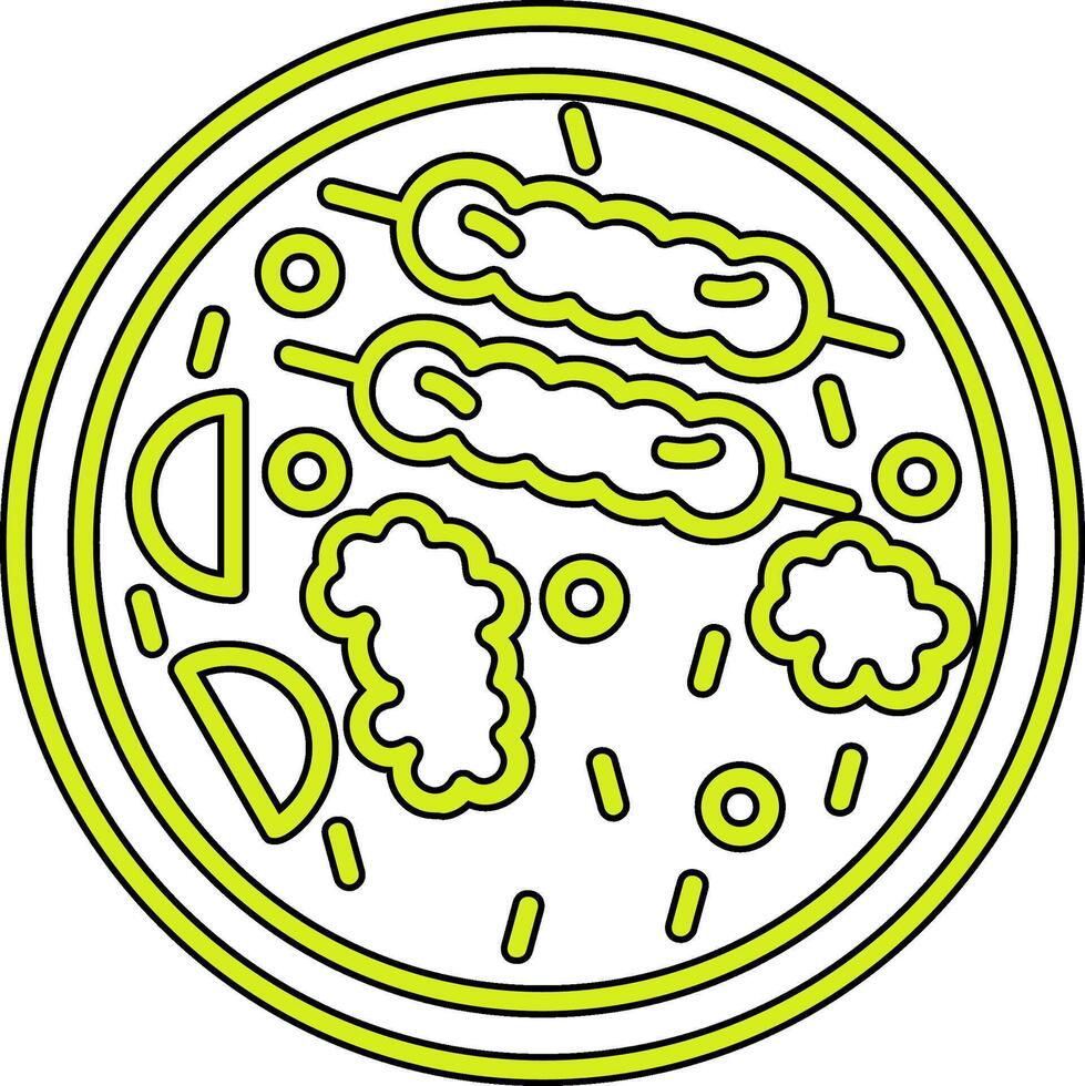 Kebab Vector Icon