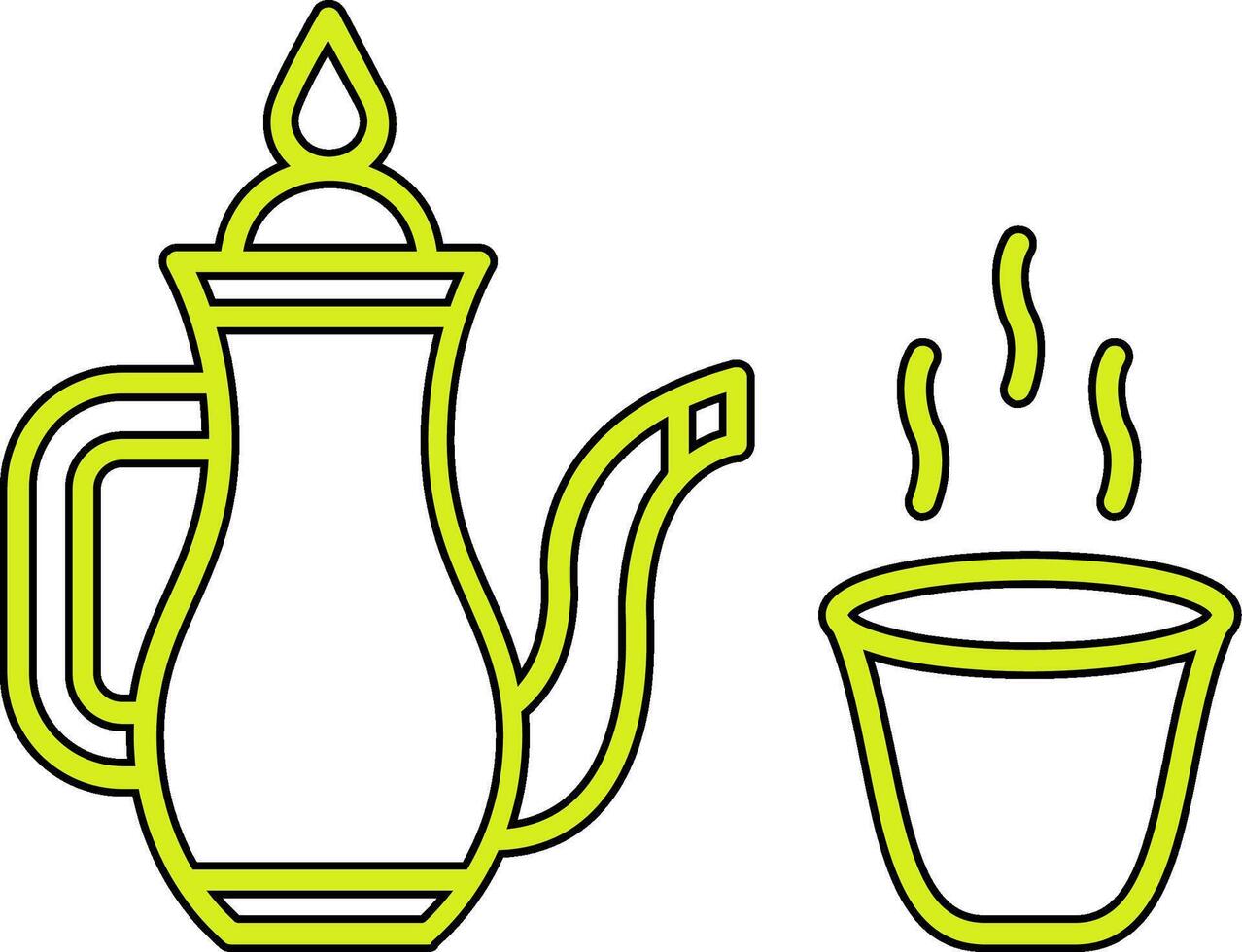 Arabic Coffee Vector Icon