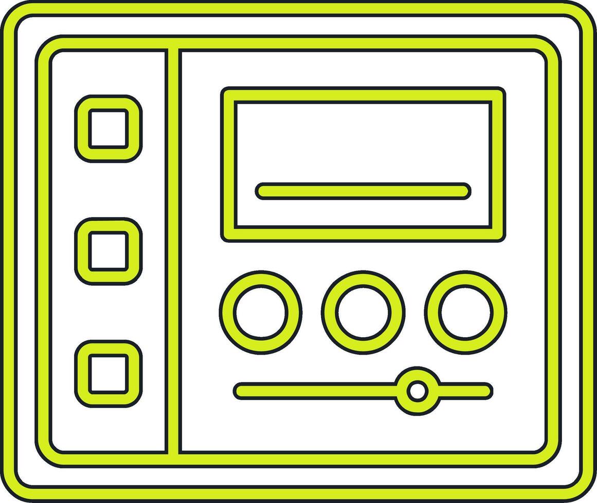 icono de vector de panel