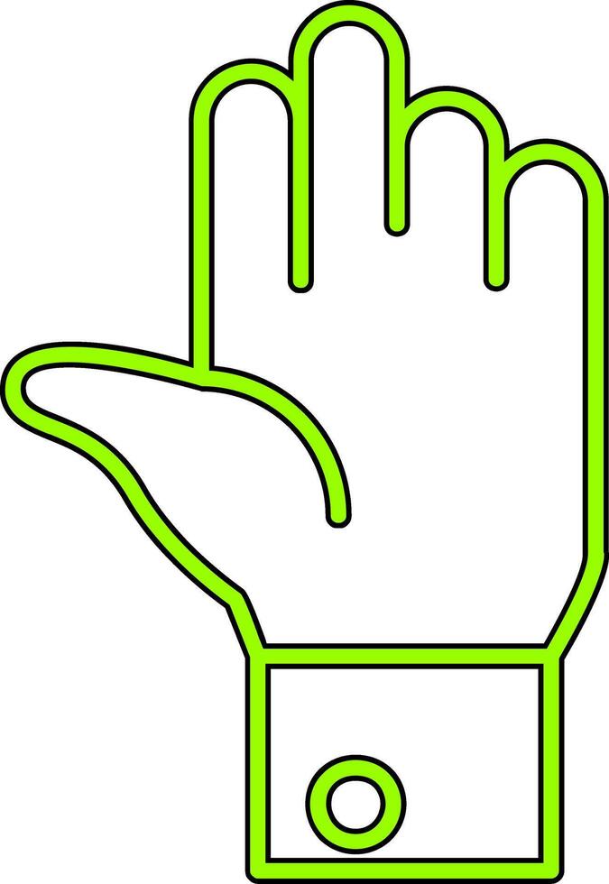 icono de vector de mano