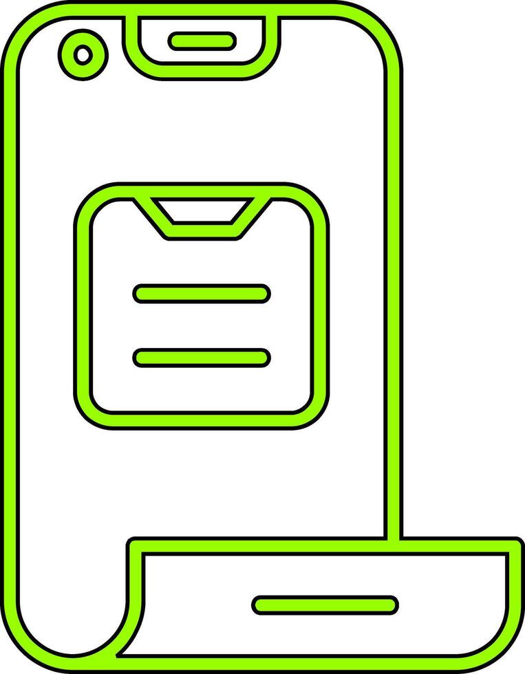 Folding Phone Vector Icon