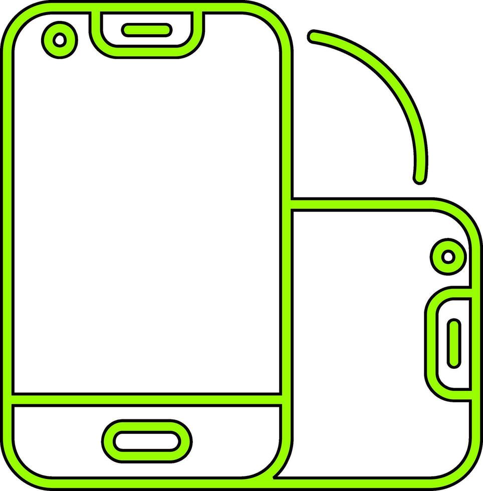 Foldable Smartphone Vector Icon