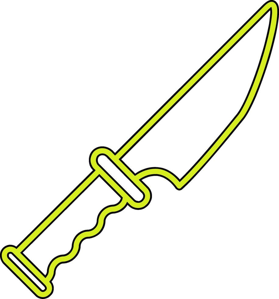 icono de vector de cuchillo