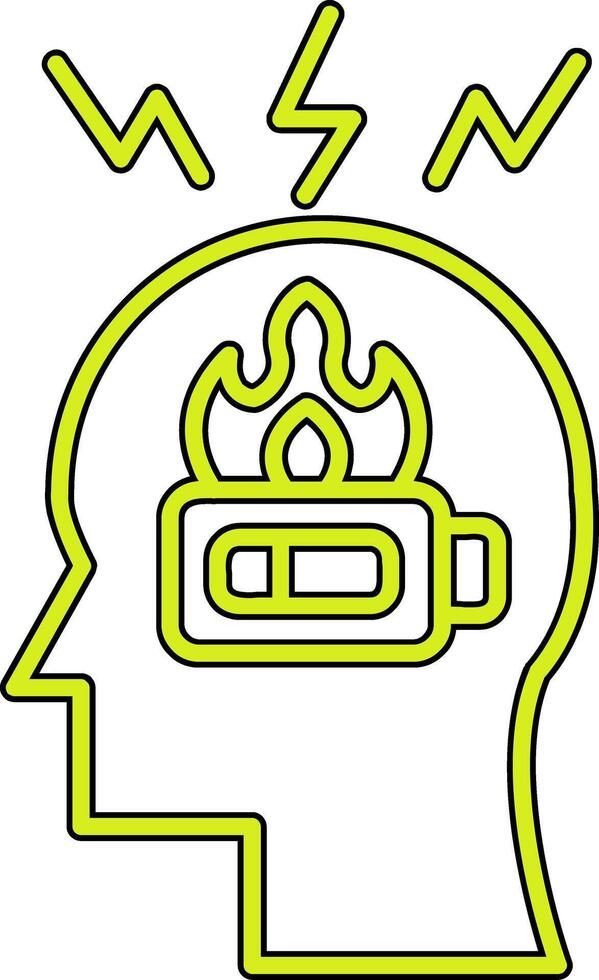Burnout Vector Icon