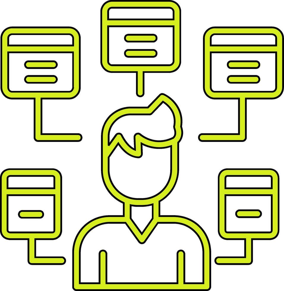 Multitasking Vector Icon