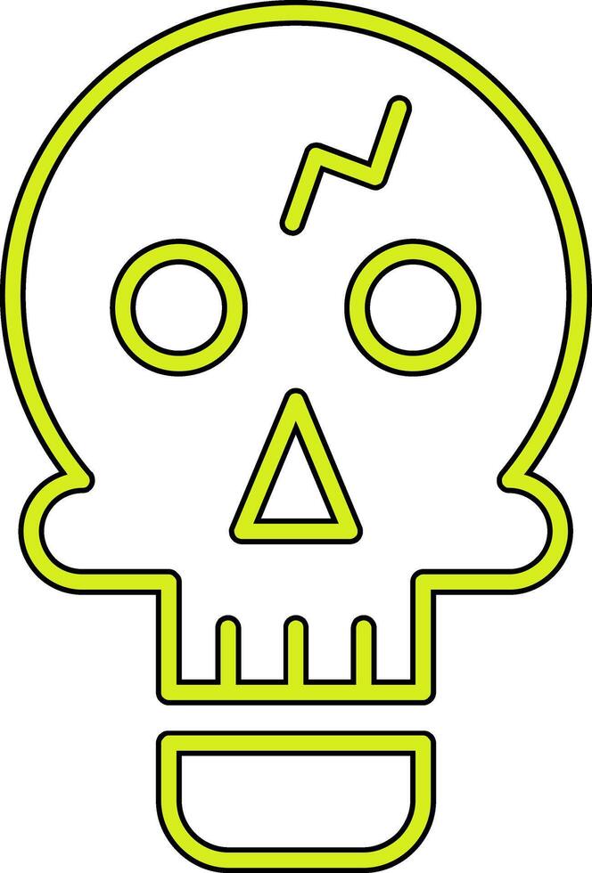 Skull Island Vector Icon