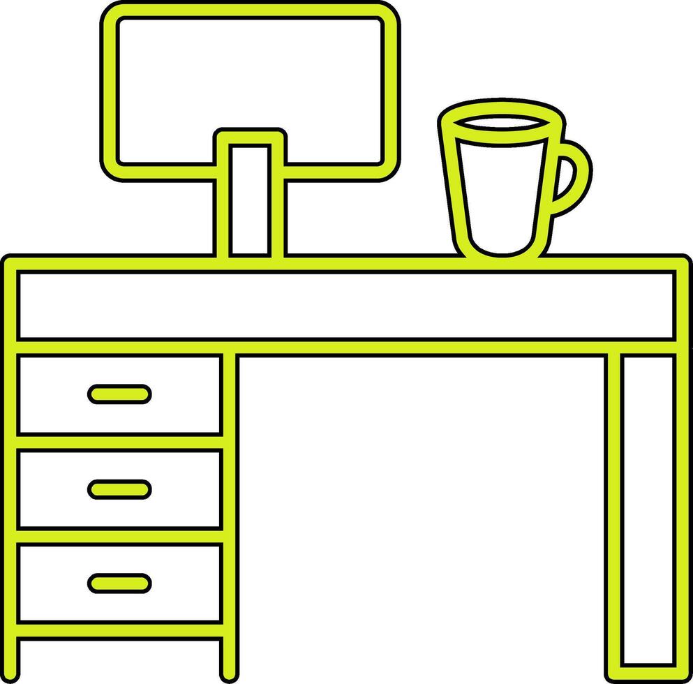 Desk Vector Icon