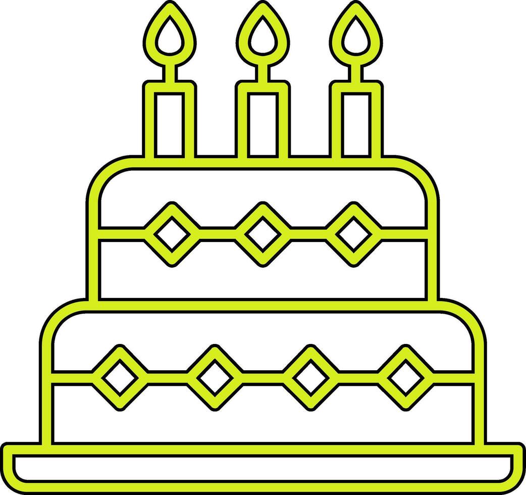 Birthday Cake Vector Icon