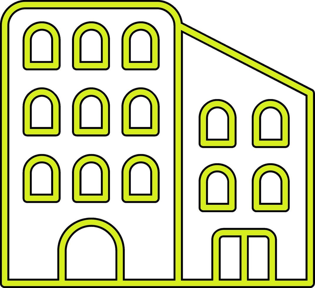 icono de vector de edificio