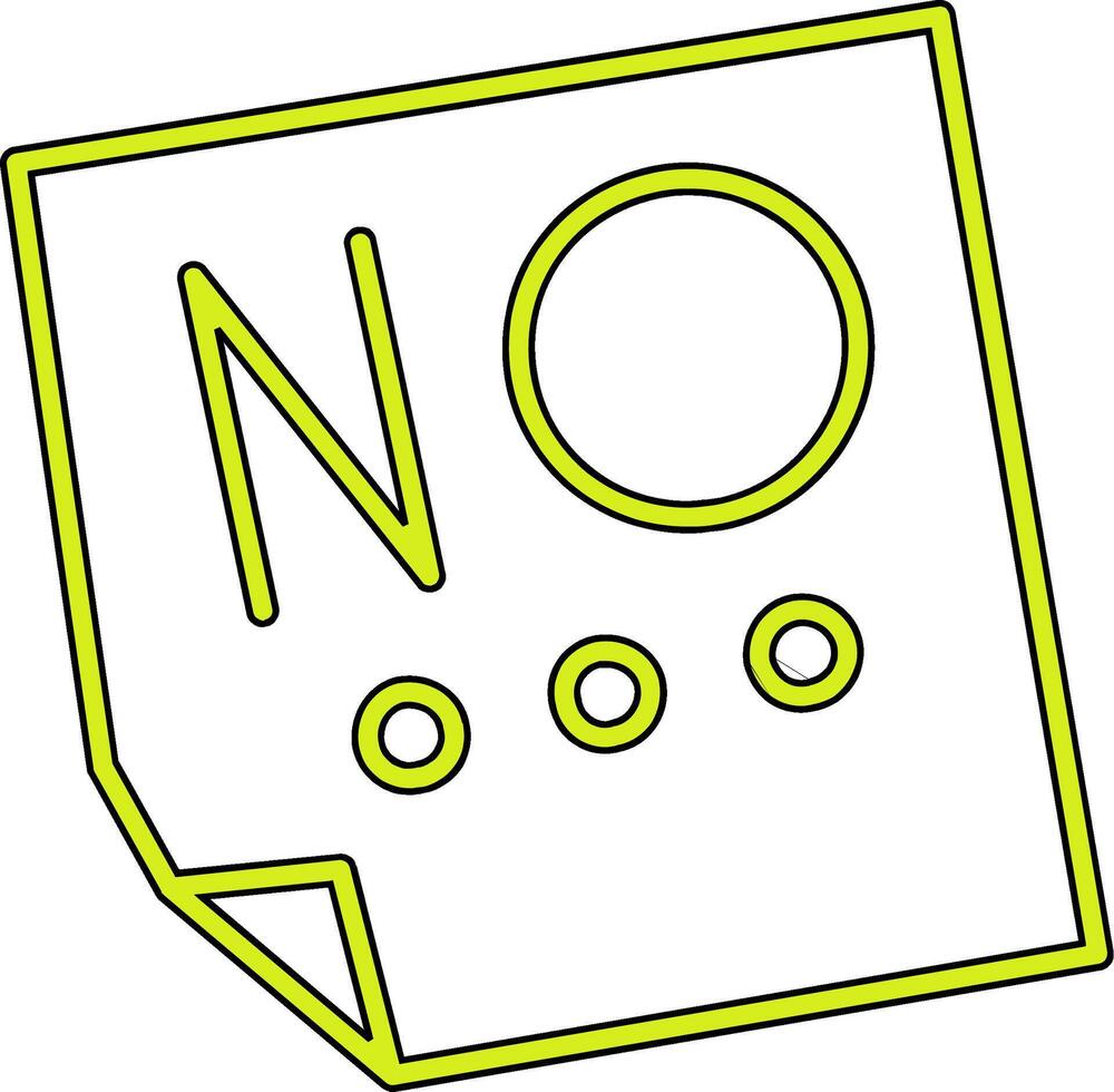 Say No Vector Icon