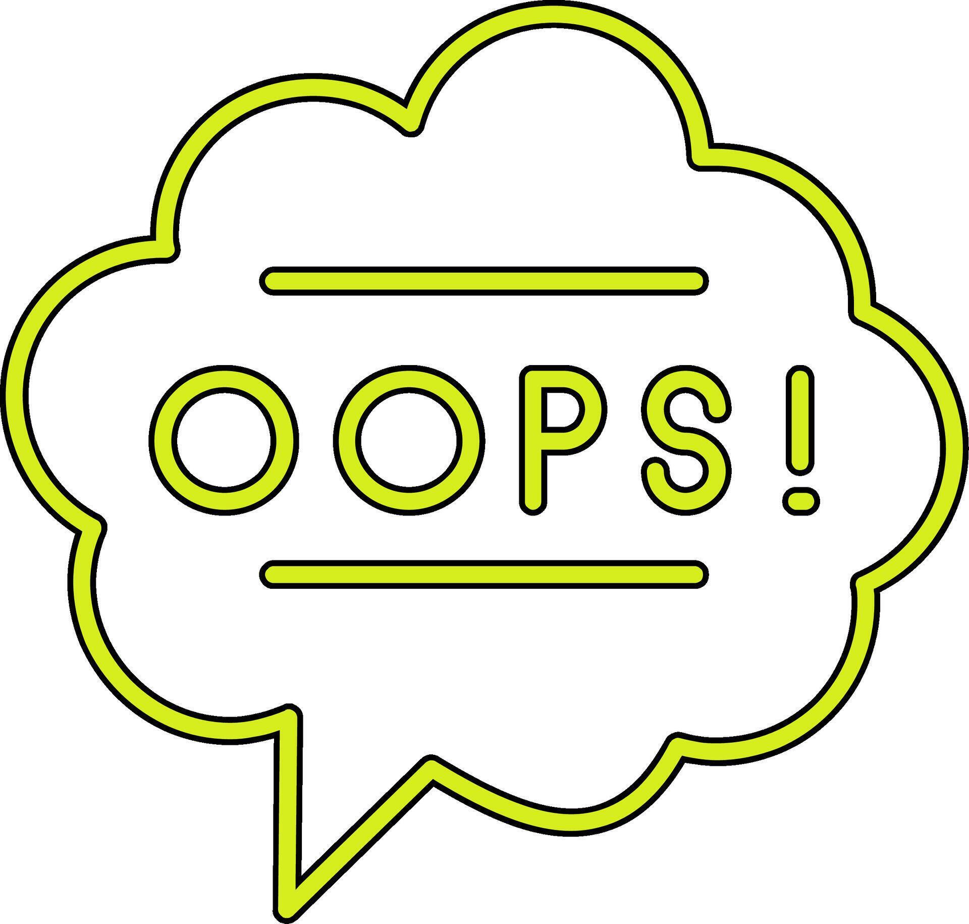 Oops Vector Icon 37261350 Vector Art at Vecteezy