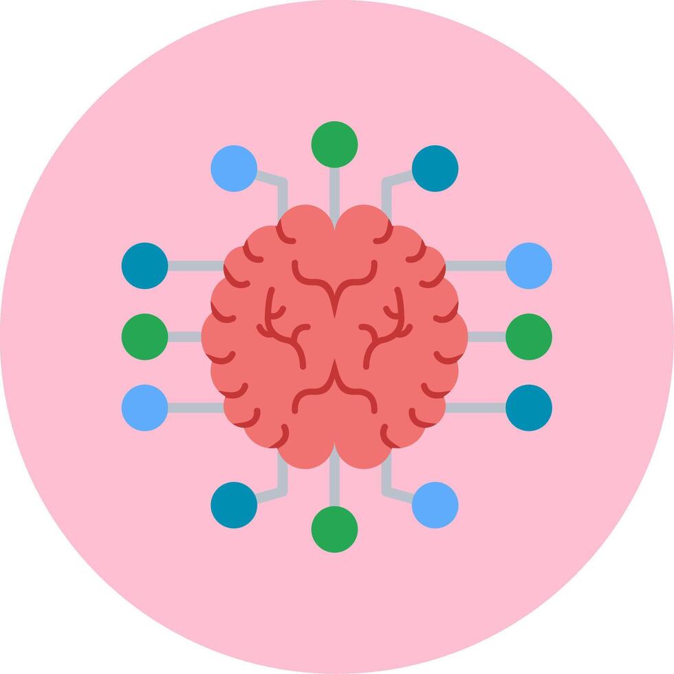 icono de vector de inteligencia artificial