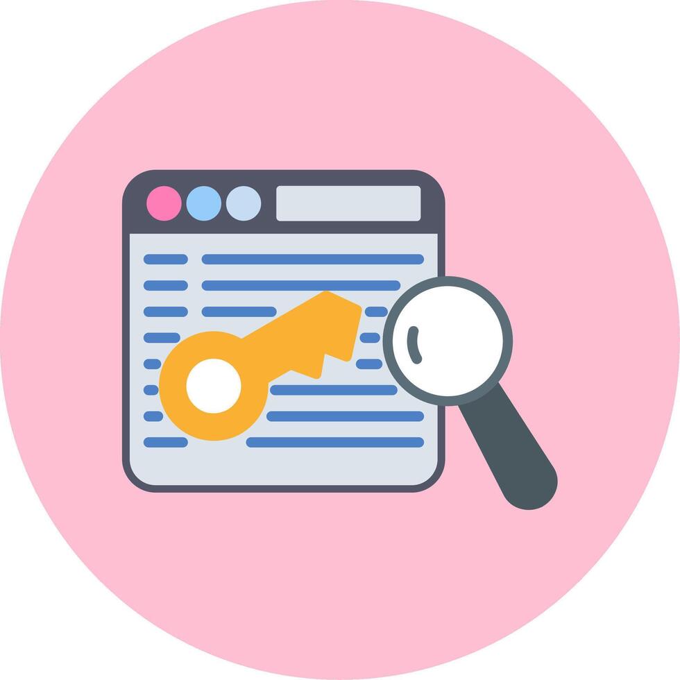 Keyword Vector Icon