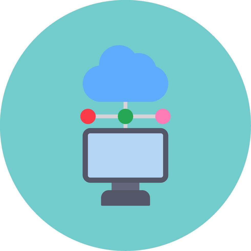 Cloud Computing Vector Icon