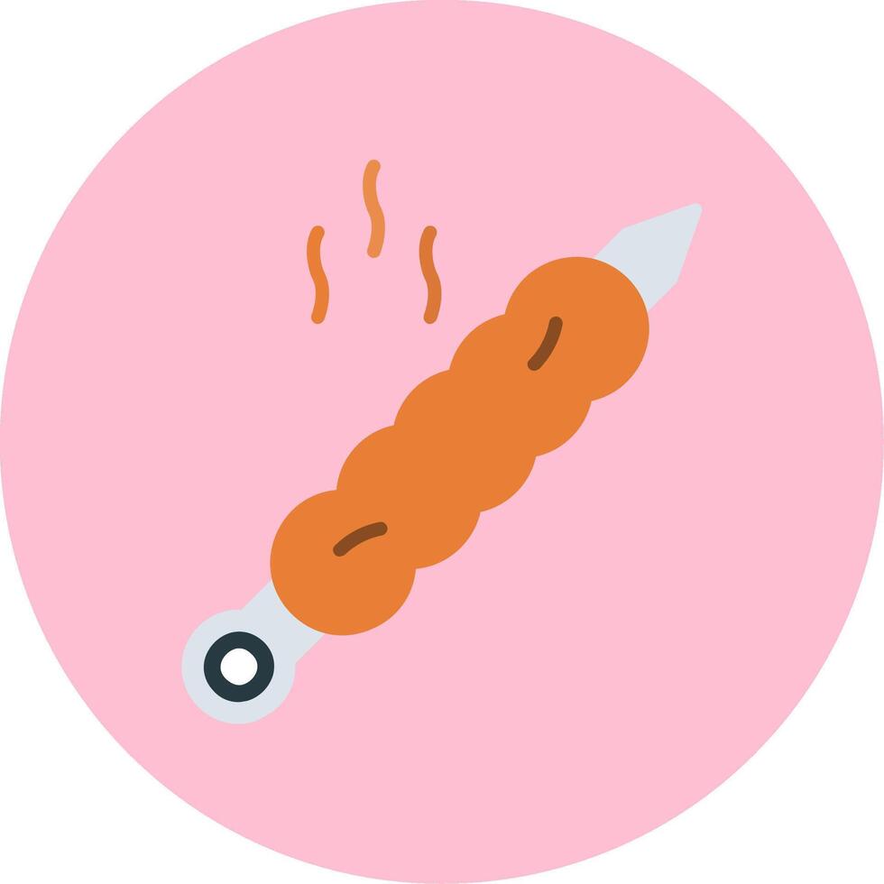 Kebab Vector Icon