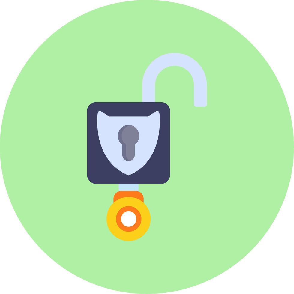Open Padlock Vector Icon
