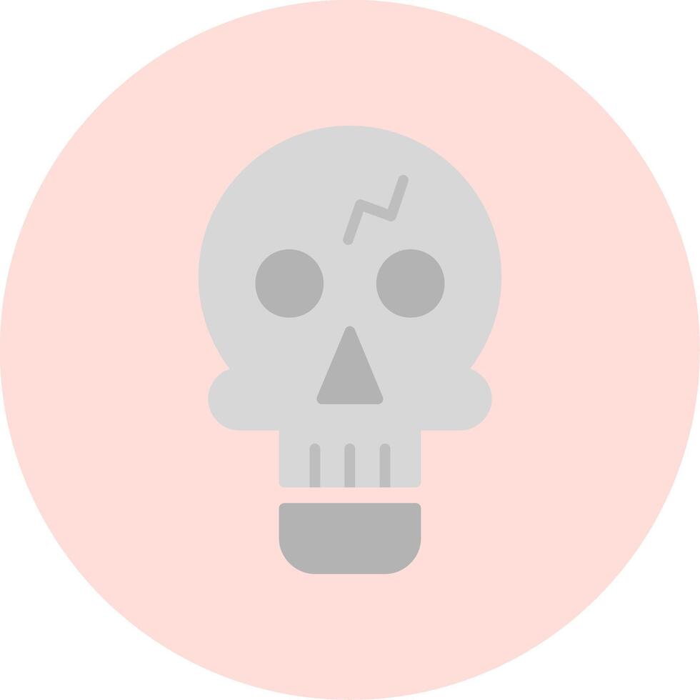 Skull Island Vector Icon