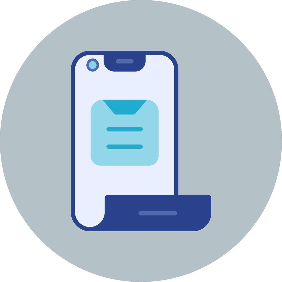 Folding Phone Vector Icon