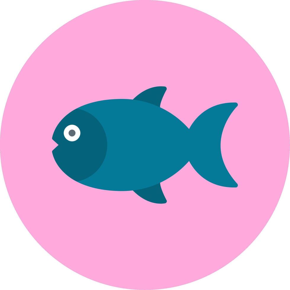 icono de vector de pescado