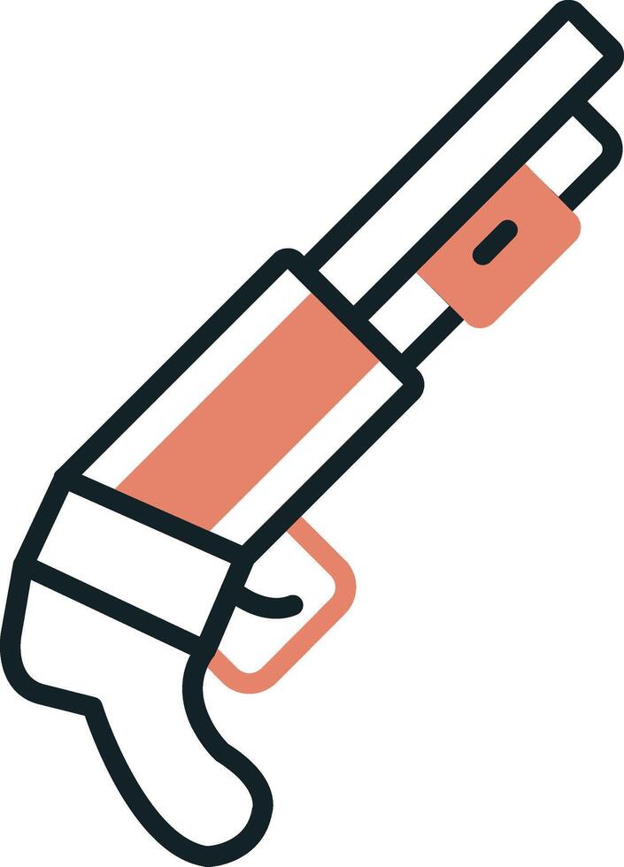 Short Gun Vector Icon