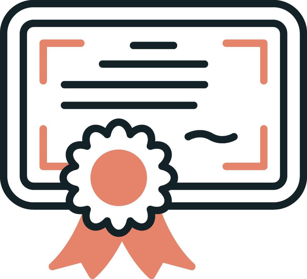 Certificate Vector Icon