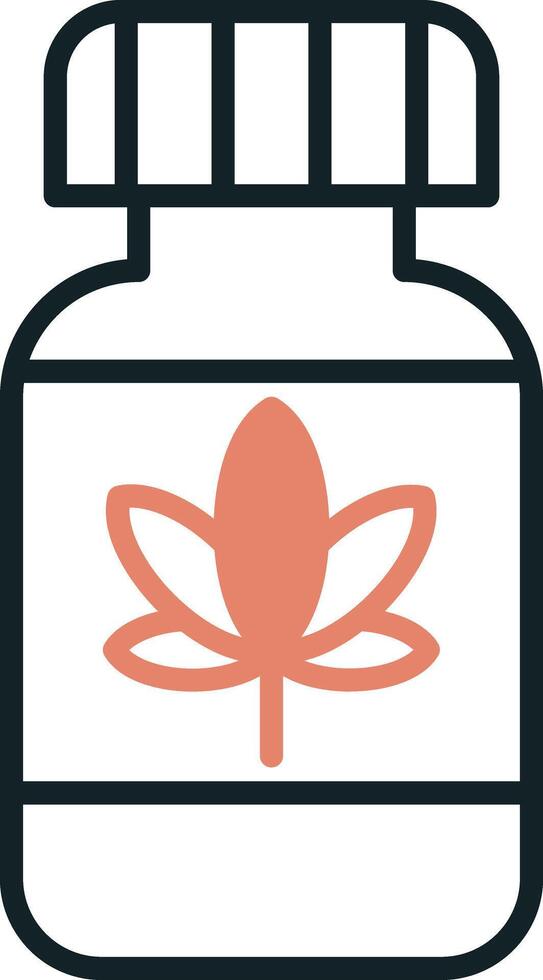 Cannabis oil Vector Icon