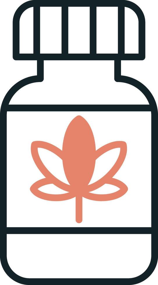 Cannabis oil Vector Icon