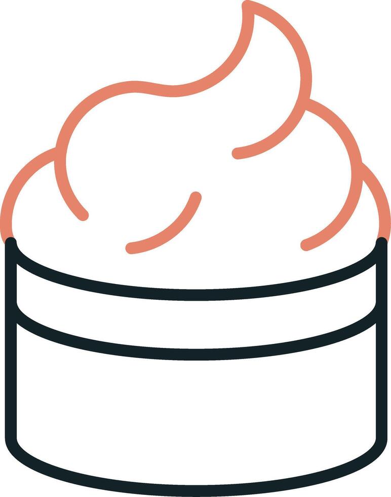 Cream Vector Icon