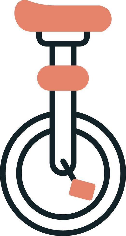 Unicycle Vector Icon