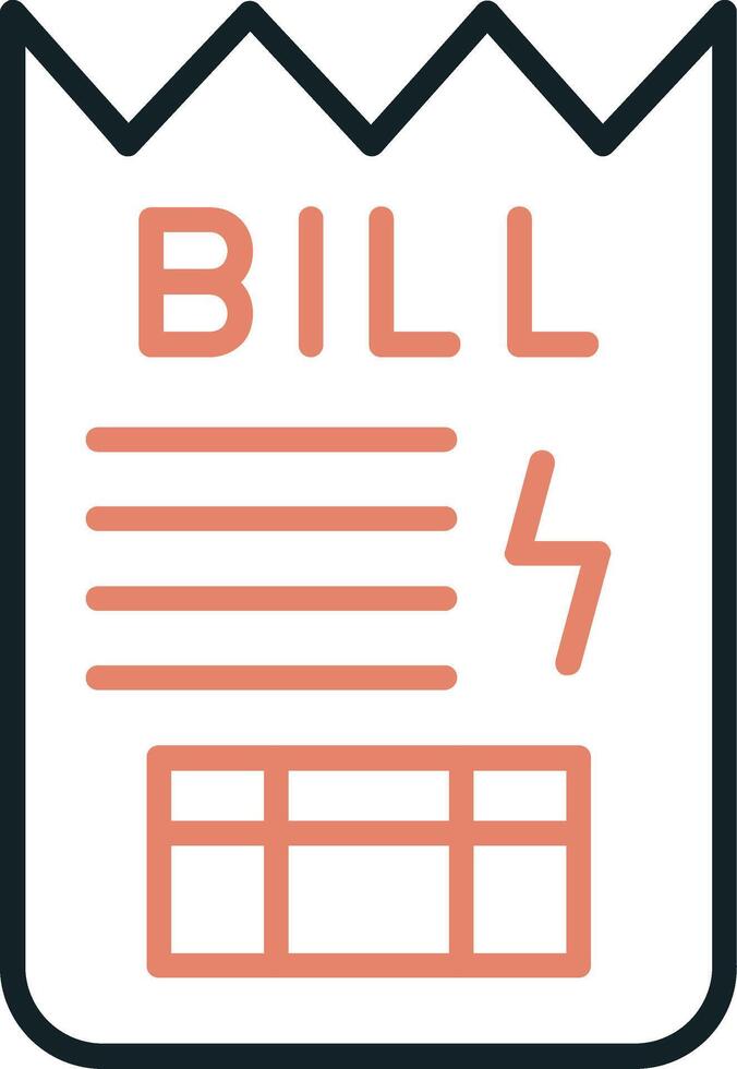 Bill Vector Icon