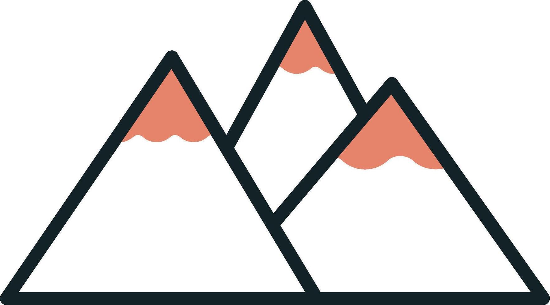 Rocky Mountains Vector Icon