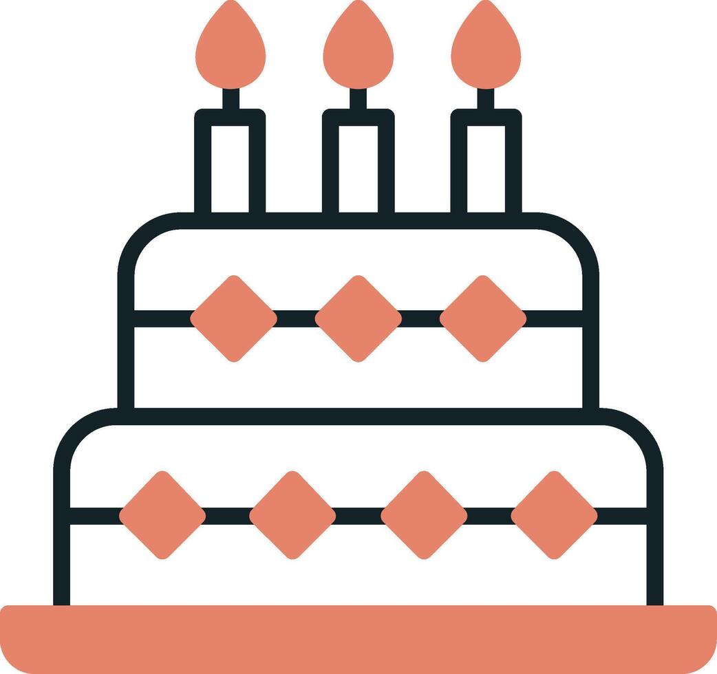 Birthday Cake Vector Icon