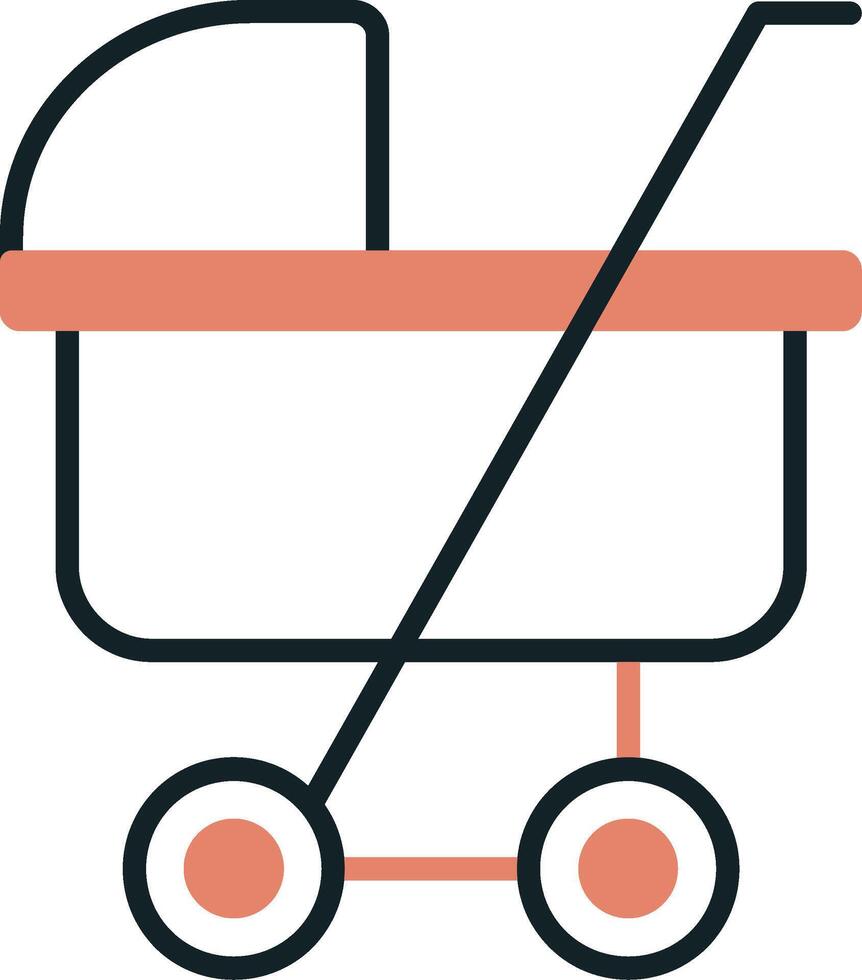 Stroller Vector Icon