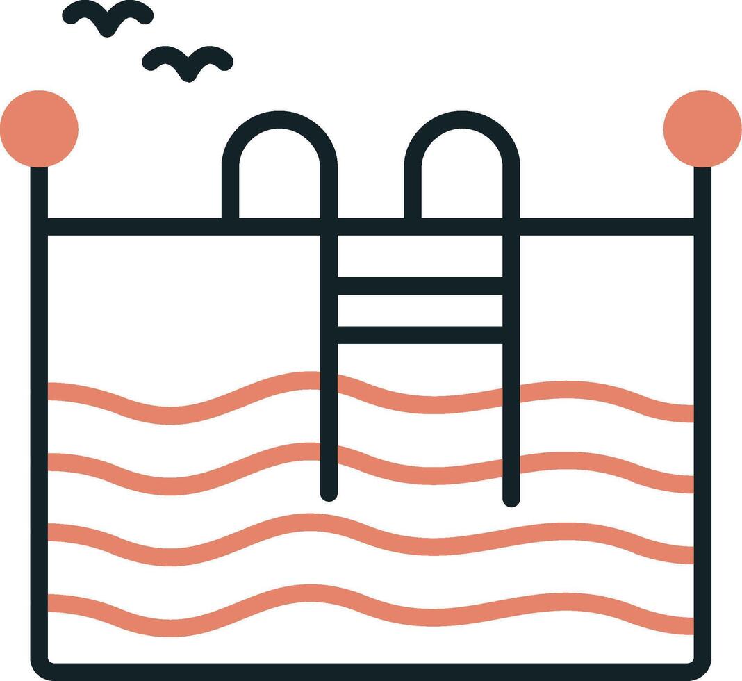 Swimming Pool Vector Icon