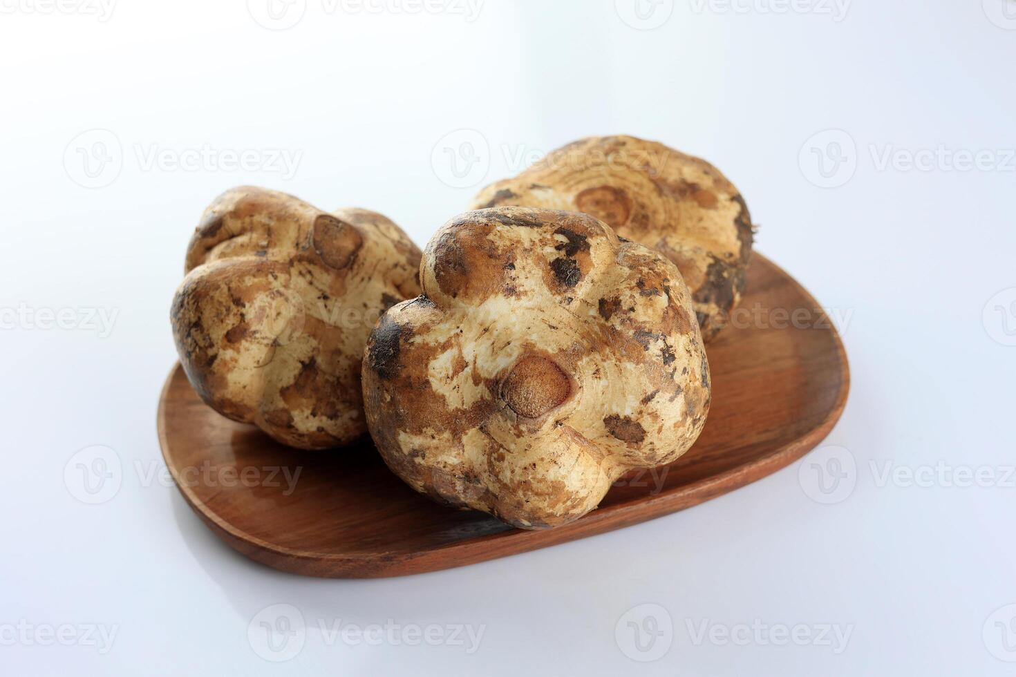 Yam Bean or Jicama, Known as bengkoang in Indonesia. Can Be Eat Raw or Cooked photo